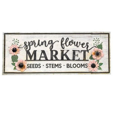 Spring Flower Market Sign - The Fox Decor